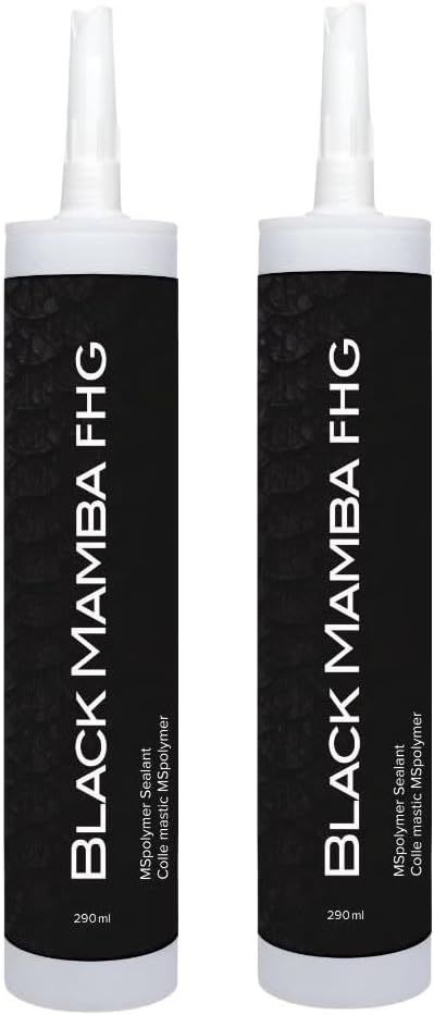Black Mamba FHG High Tack Undermount Sink Adhesive | MS Polymer Sealant | Hea...