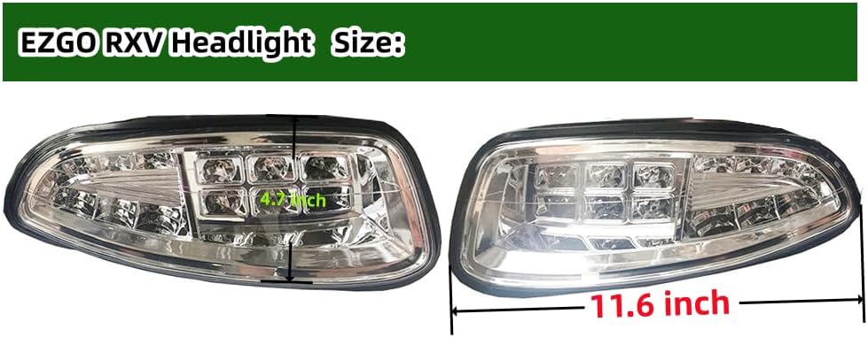Dr.Acces Golf Cart LED Light Kit for EZGO RXV Golf Car Gas & Electric RXV...