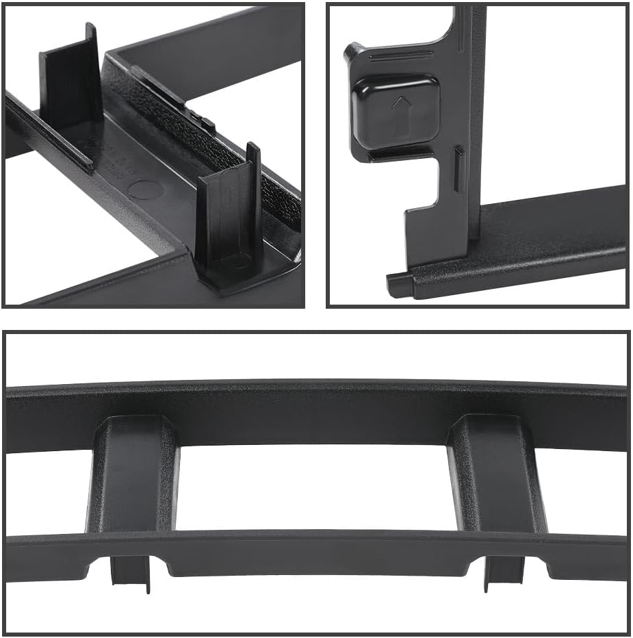 G-PLUS Front Bumper Lower Grille Panel Cover & Bumper Pads Fit F150 18-20...