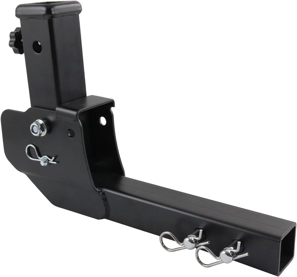 JDMSPEED Trailer Hitch Folding 2" Trailer Hitch 500LB Capacity Shank Mou...