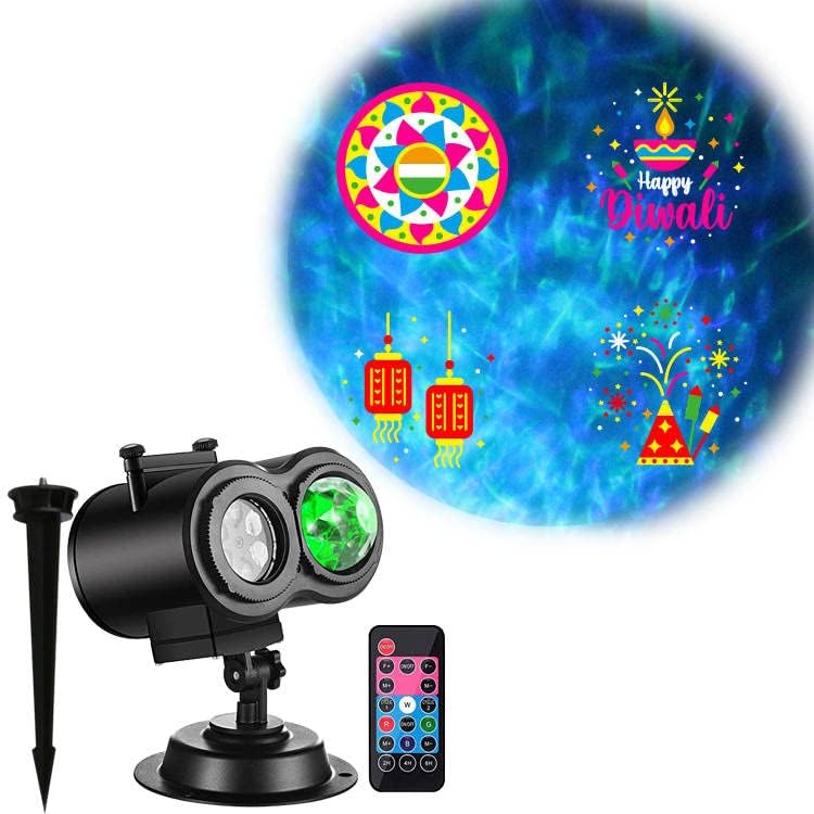 Holiday Halloween Valentine Party Christmas Diwali Projector Light (Indoor, O...