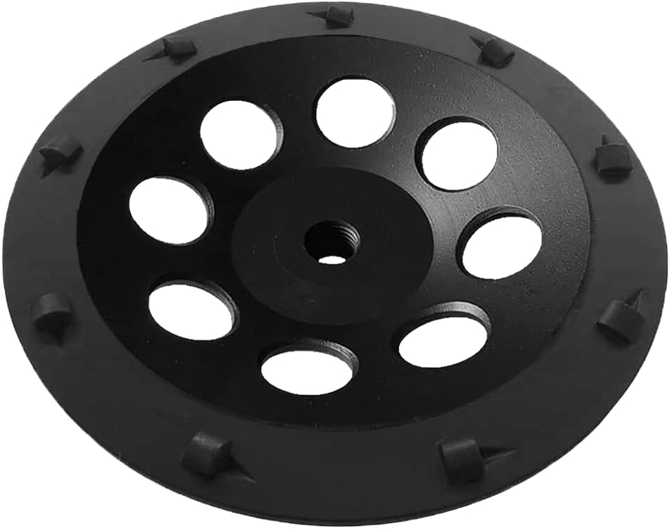 7" PCD Grinding Wheel for Epoxy, Glue, Mastic Removal, 9 Segments