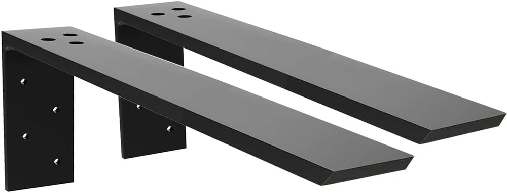 Countertop Support Bracket 2 Pack Heavy Duty Granite Hidden Forward L Shelf B...