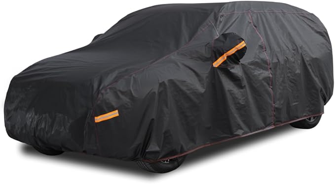 6 Layer Heavy Duty SUV Car Cover Waterproof All Weather Protection