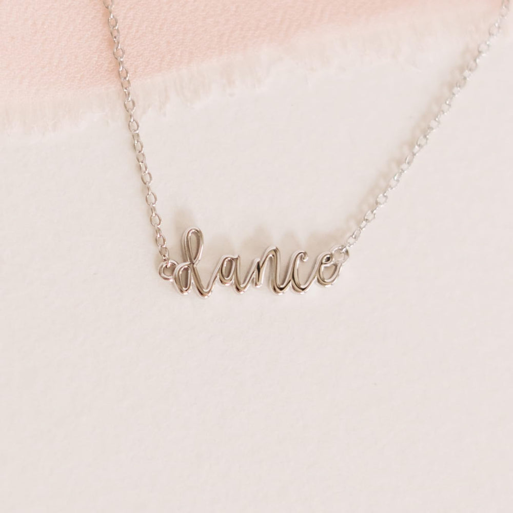 Cherished Moments Dance Necklace 925 Sterling Silver or 14K Gold-Plated
