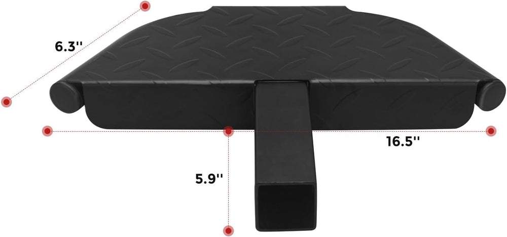 Hitch Step Anti Slip and Rust Towing Bumper Guard for Most Car SUV Truck Pick...