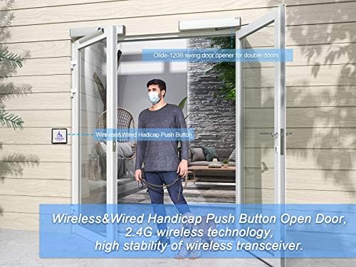 Olideauto Automatic Dual Door Operator, Auto Open Doors Simultaneously with O...