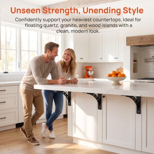 4-Pack Countertop Support Brackets 9"x8"x2"