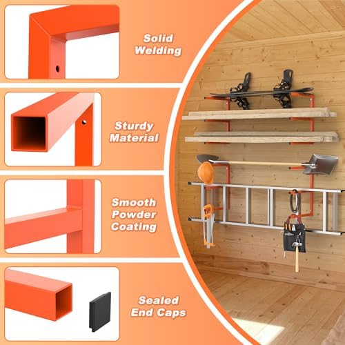 Ultrawall Lumber Storage Rack, Wall Mount Wood Storage Racks