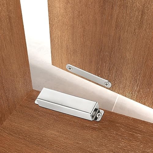 HBL 8 Pack | Heavy-Duty Magnetic Door Catch - Large 90 Lbs Pull Force, Stainl...