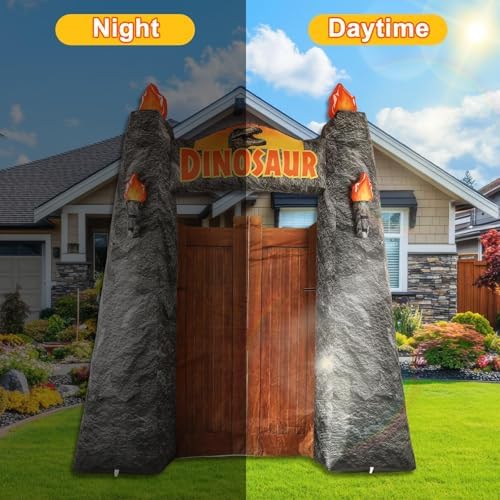 10ft Halloween Dinosaur Inflatable Archway Birthday Decorations