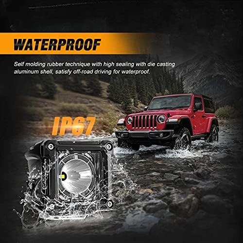 Auxbeam FA Series 3-Inch LED Cubes Offroad Pod Lights Driving Spot Lights