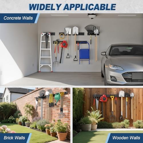 Housolution Garage Wall Organizer 96 Inch - 20Pack Carries 720 lbs