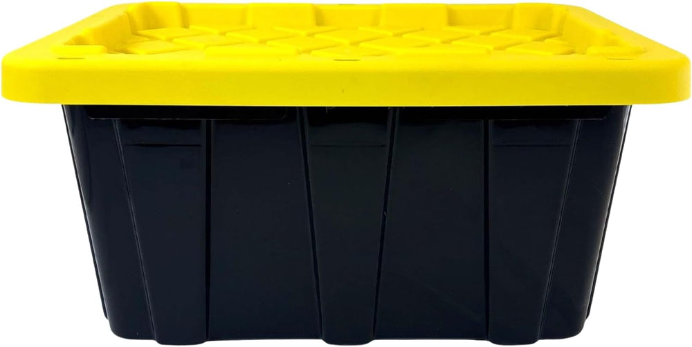 Edge Plastics Tough Tote, Heavy Duty Storage totes, for home and Garage Stora...