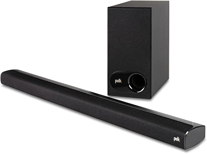 Polk Audio Signa S2 Sound Bar & Wireless Subwoofer – Exclusive VoiceAdjust