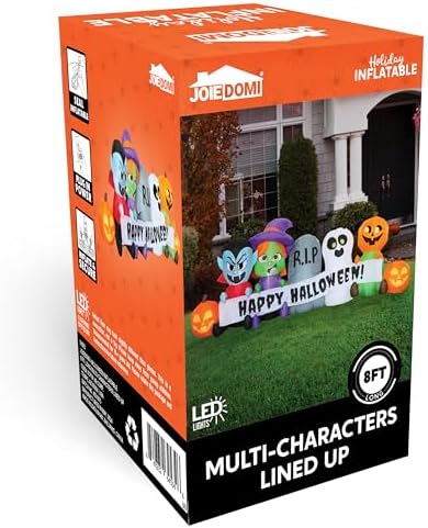 Joiedomi 8 FT Long Inflatable Halloween Decor Outdoor, Halloween Blow Up Deco...