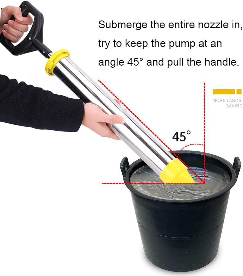 Mortar Gun Grout Gun Cement Caulk Gun Stainless Steel Lime Caulking Gun Brick...