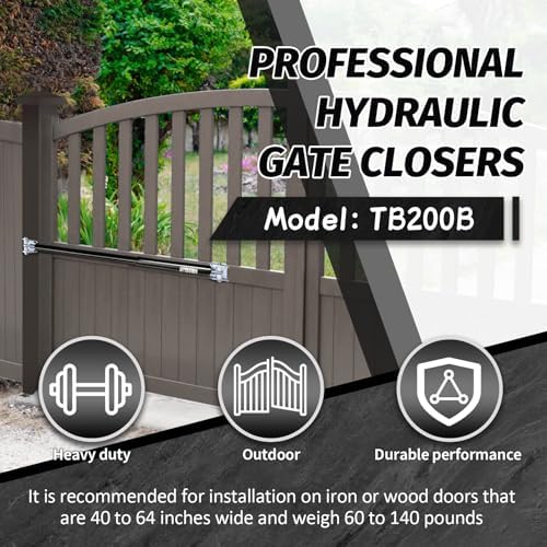 TB200 Hydraulic Gate Closer, Durable Automatic Gate Closer