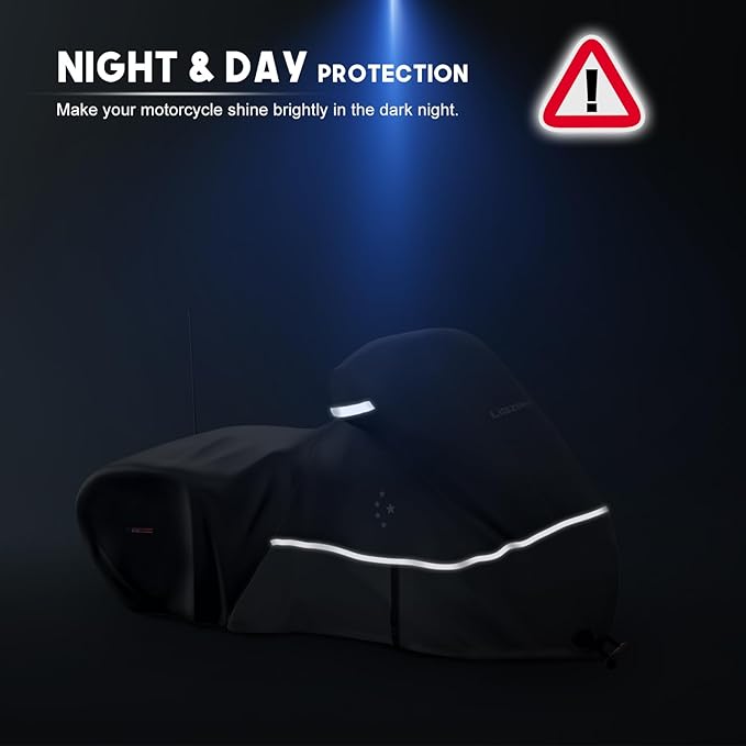 Motorcycle Cover LI LIBZAKI 600D Heavy Duty Storage All Season Universal