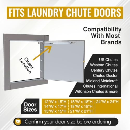 Laundry Chute Door Closer. 8 inch Hydraulic retracted Piston Pump with Bracke...