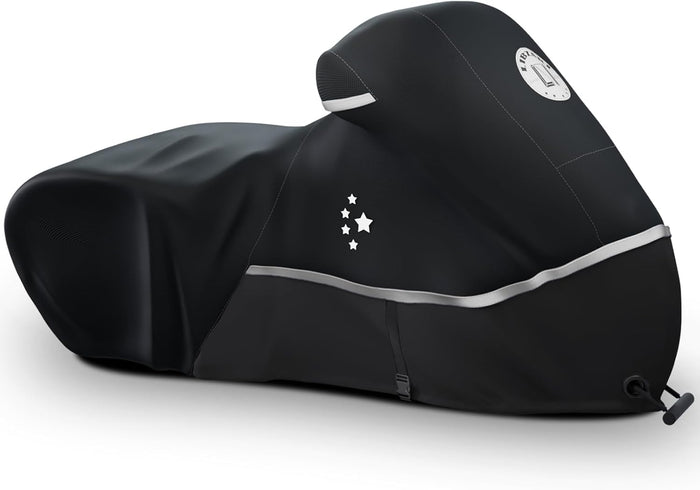 Motorcycle Cover 420D Heavy Duty All Season Universal Weather Waterproof