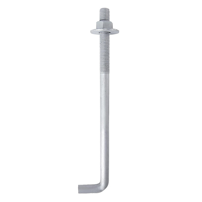 1/2” x 12” Concrete Anchor Bolts (25 Pack) L Shaped, Hot-Dip Galvanized