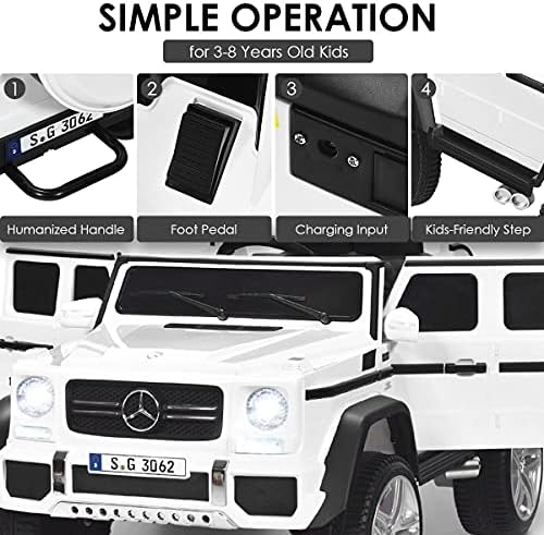 Costzon Ride on Car, Licensed Mercedes-Benz Maybach, 12V Battery Powered