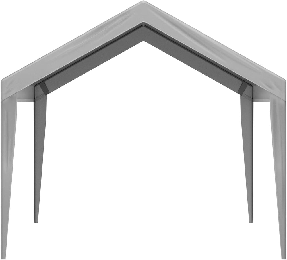 VEVOR Carport Replacement Canopy 10x20 ft, PE Waterproof UV-Proof