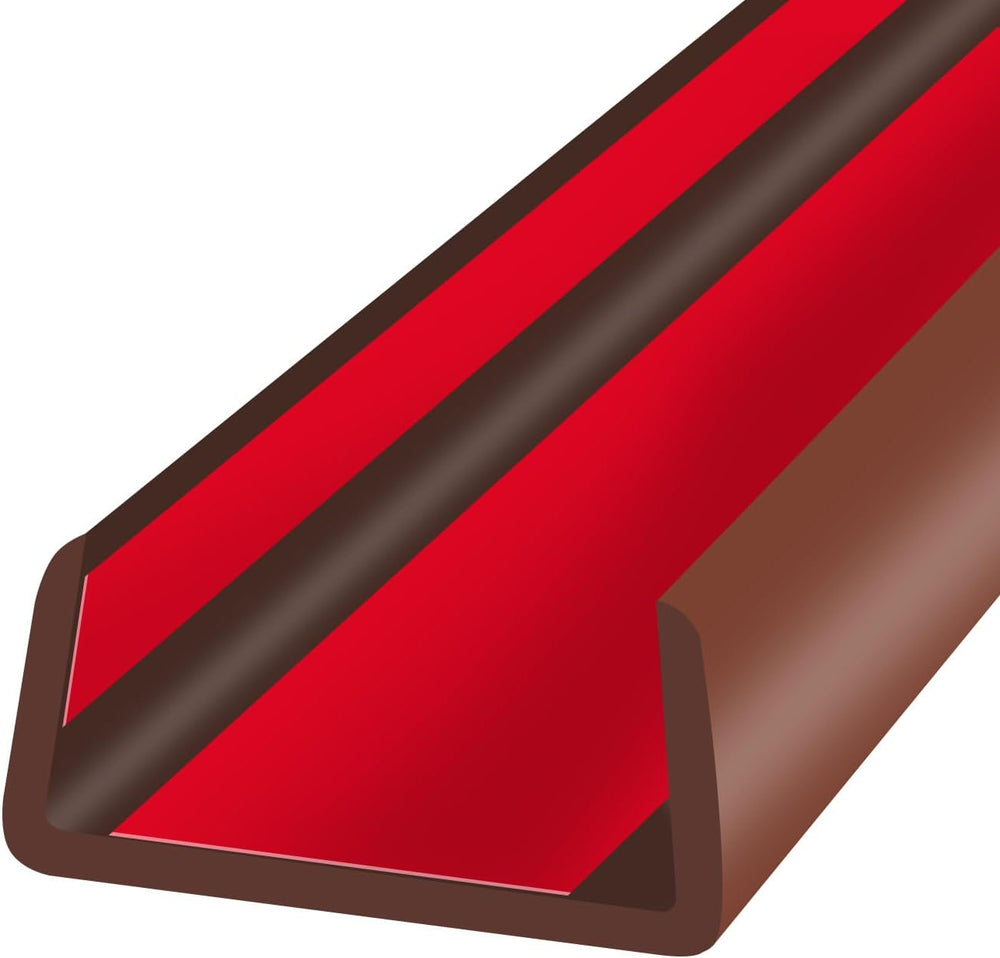 Rubber Edge Trim, Flexible Self Adhesive U Shaped Peel and Stick Edge Banding