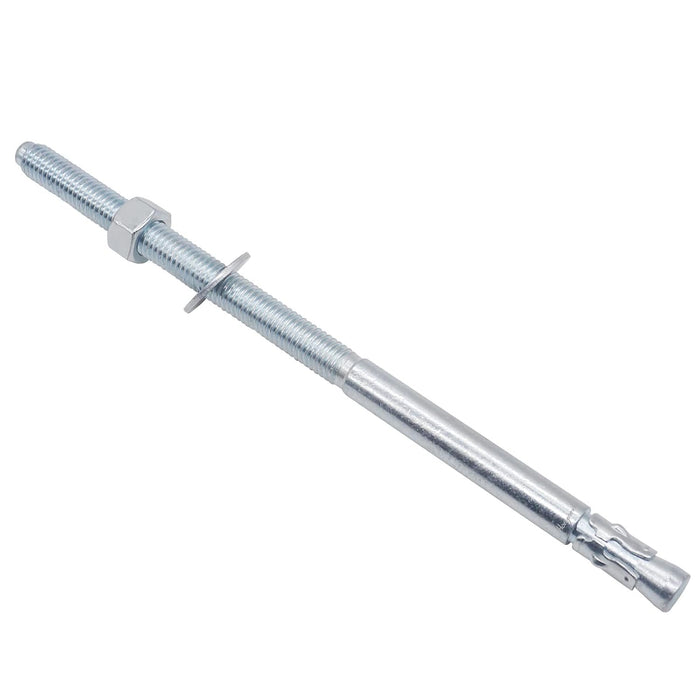 1/2 Concrete Anchors, 1/2 Wedge Anchors Bolts, 10" L, 10 Pcs