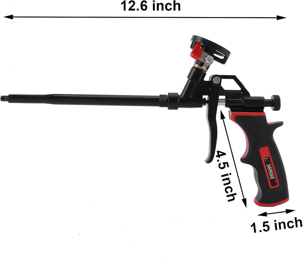 Foam Spray Gun Foam Insulation Gun Updated Teflon Foam Dispensing Gun Cleaner...