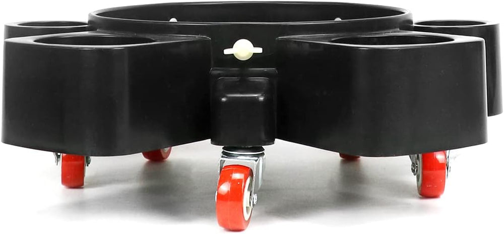 QWORK Bucket Dolly, Detailing Cart for 5 Gallon Car Wash Bucket, Rolling Buck...
