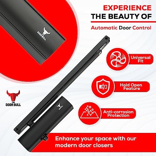 The Door Bull Series 5000 Automatic Door Closer – Hold Open Arm Features