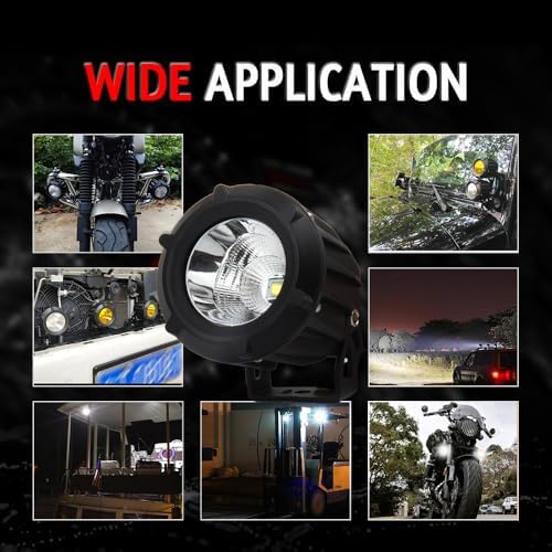 Chelhead 3.5 Inch Round LED Fog Lights - Motorcycle Auxiliary Lights Compatib...