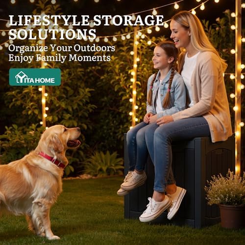 YITAHOME 31 Gallon Outdoor Storage Box
