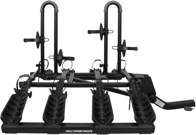 Hollywood Racks Destination 4 Hitch Bike Rack, Lightweight, Secure Transport