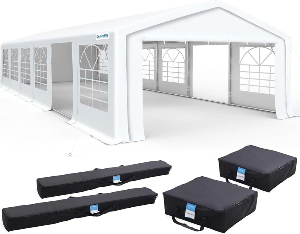 Quictent Premium 20x40 Reinforced Heavy Duty Party Tent with 6 Storage Bags