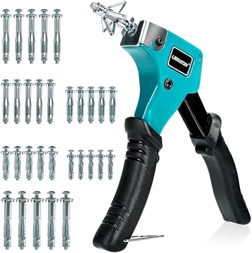 LIBRATON Molly Bolts for Drywall & Plaster Wall (0.12"-1.52"), ...