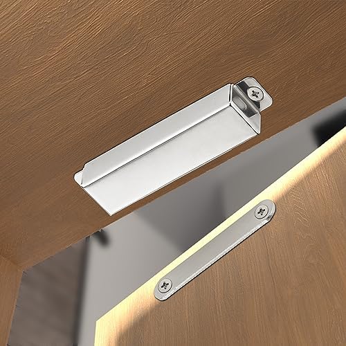 HBL 8 Pack | Heavy-Duty Magnetic Door Catch - Large 90 Lbs Pull Force, Stainl...