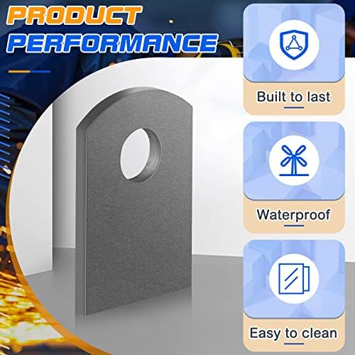 Dunzy 100 Pcs Steel Weld on Tabs, Universal Shock Mountt, Metal Tabs