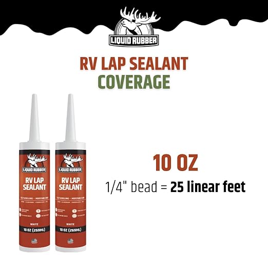 Liquid Rubber RV Lap Sealant, 4 Pack