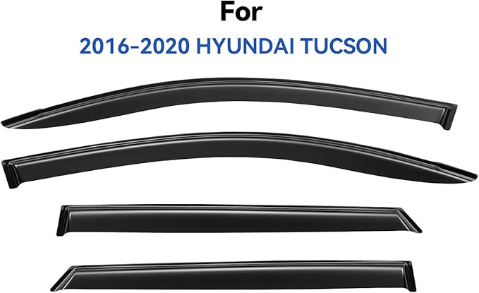 Window Visors Rain Guards for 2016 2017 2018 2019 2020 2021 Hyundai Tucson