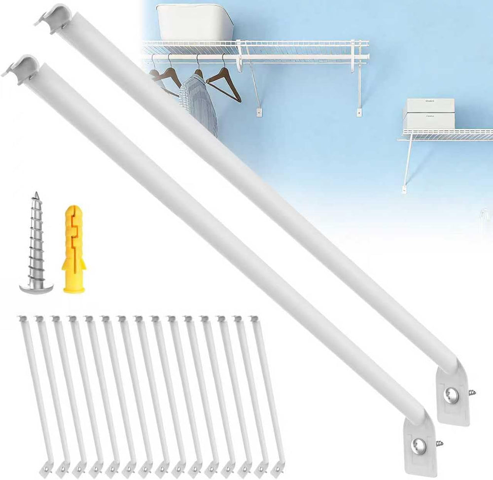 12pack Wire Shelving Support Bracket,Wire Shelf Support Bracket,Length of 18....