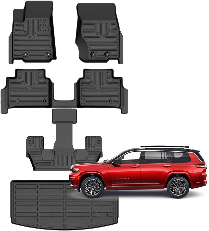 for Jeep Grand Cherokee L Floor Mats 2021-2026
