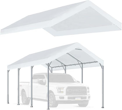 Rutile 12'x20' Carport Replacement Top Canopy Cover
