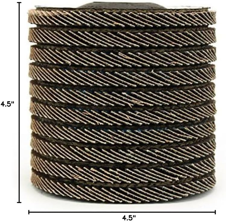 BHA 4-1/2 x 7/8 Zirconia Flap Disc T27 Angle Grinder - 40 Grit - 10 Pack