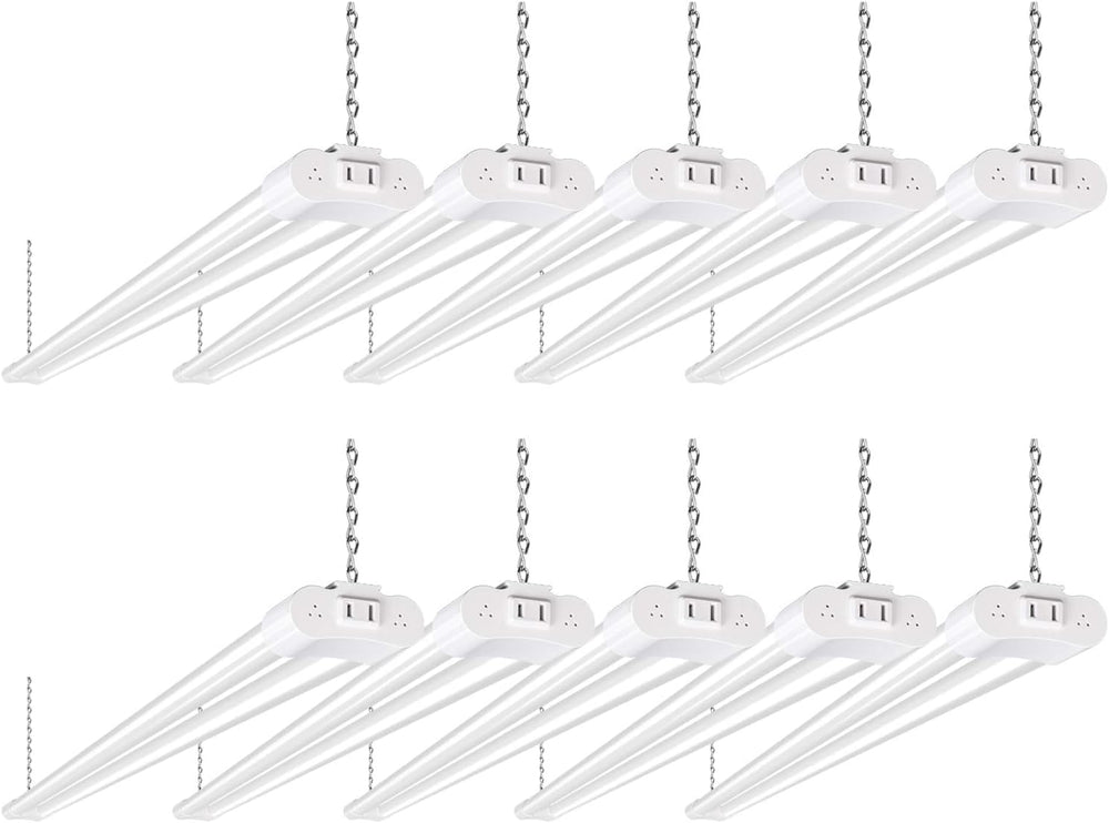 hykolity 10 Pack 4FT Linkable LED Shop Light