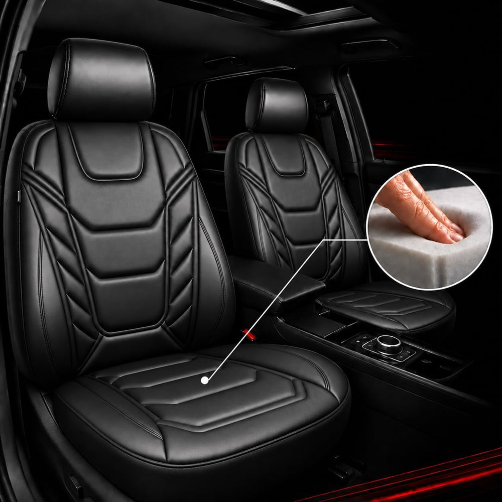 Car Seat Covers Front Seats, 3D Foam Leather,Front Seat Covers for Car,Univer...