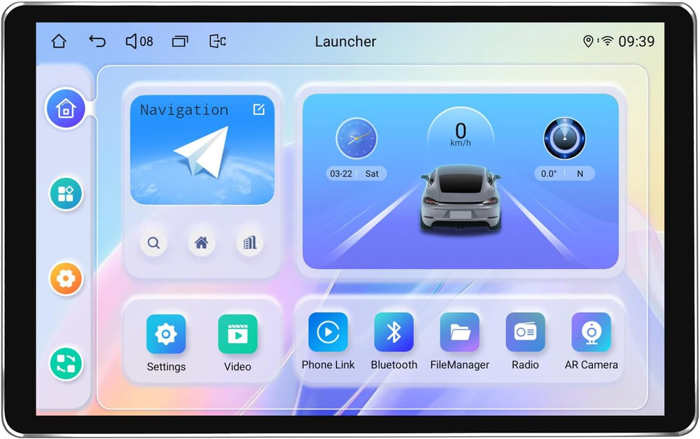 Joying Single Din Touchscreen Radio 10.1 Inch Car Stereo