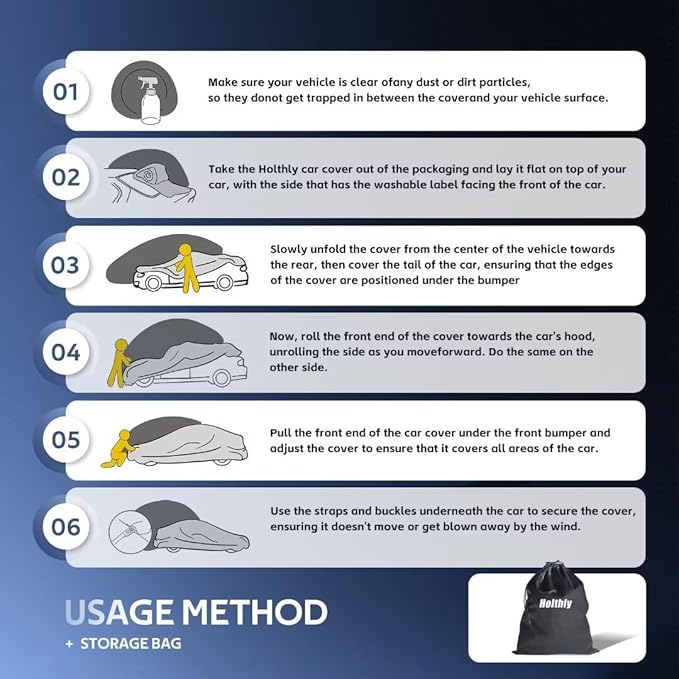 Holhtly Car Cover Custom Fit for Dodge Charger， Car Covers for Automobiles All